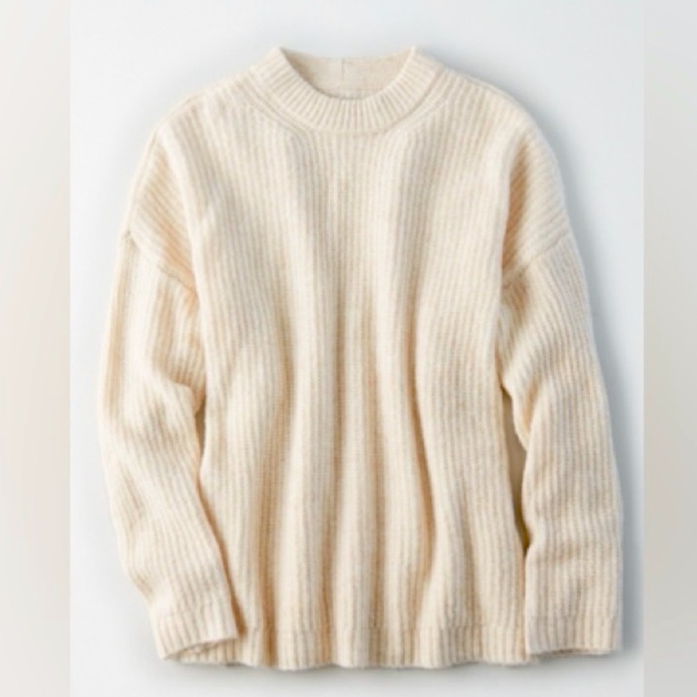AMERICA EAGLE KNIT CREW NECK SWEATER XS